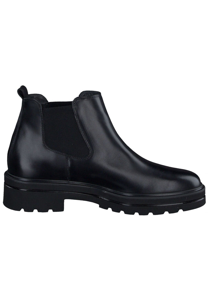 Paul Green Stiefelette Leder/Textil Schwarz