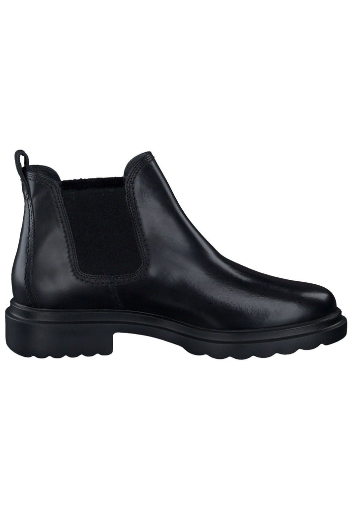 Paul Green Stiefelette Leder/Textil Schwarz