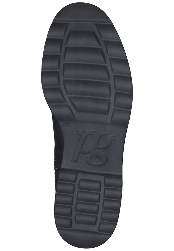 Paul Green Stiefelette Leder/Textil Schwarz