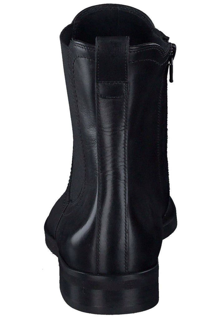 Paul Green Stiefelette Leder/Textil Schwarz