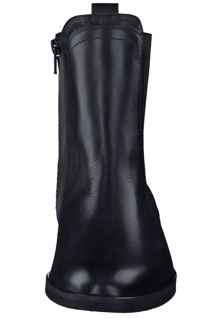 Paul Green Stiefelette Leder/Textil Schwarz