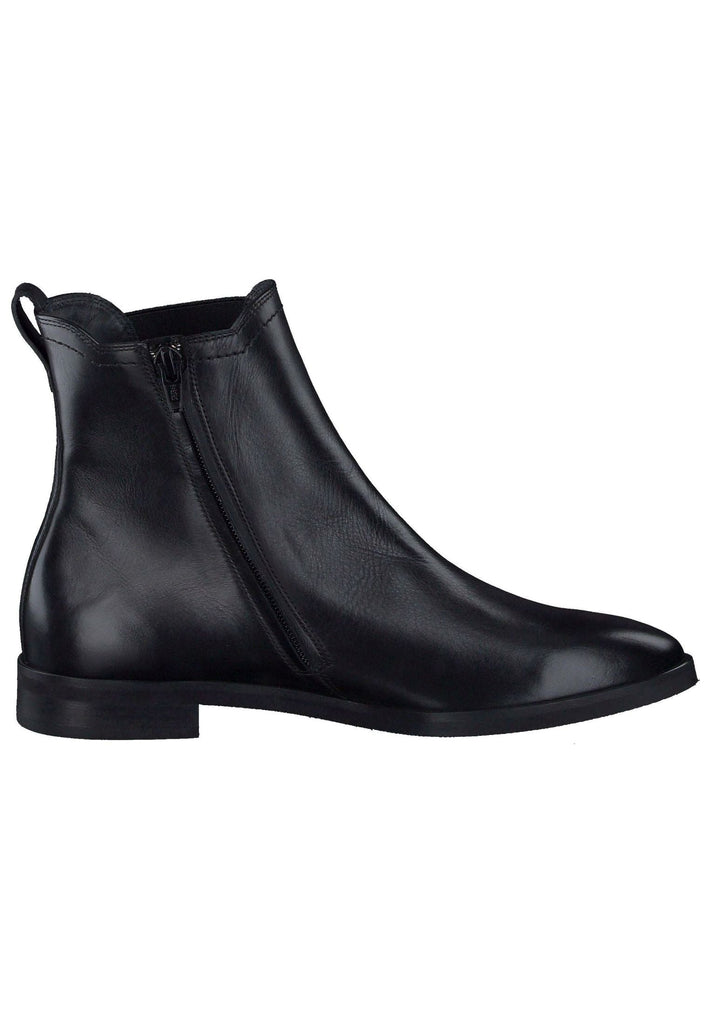 Paul Green Stiefelette Leder/Textil Schwarz