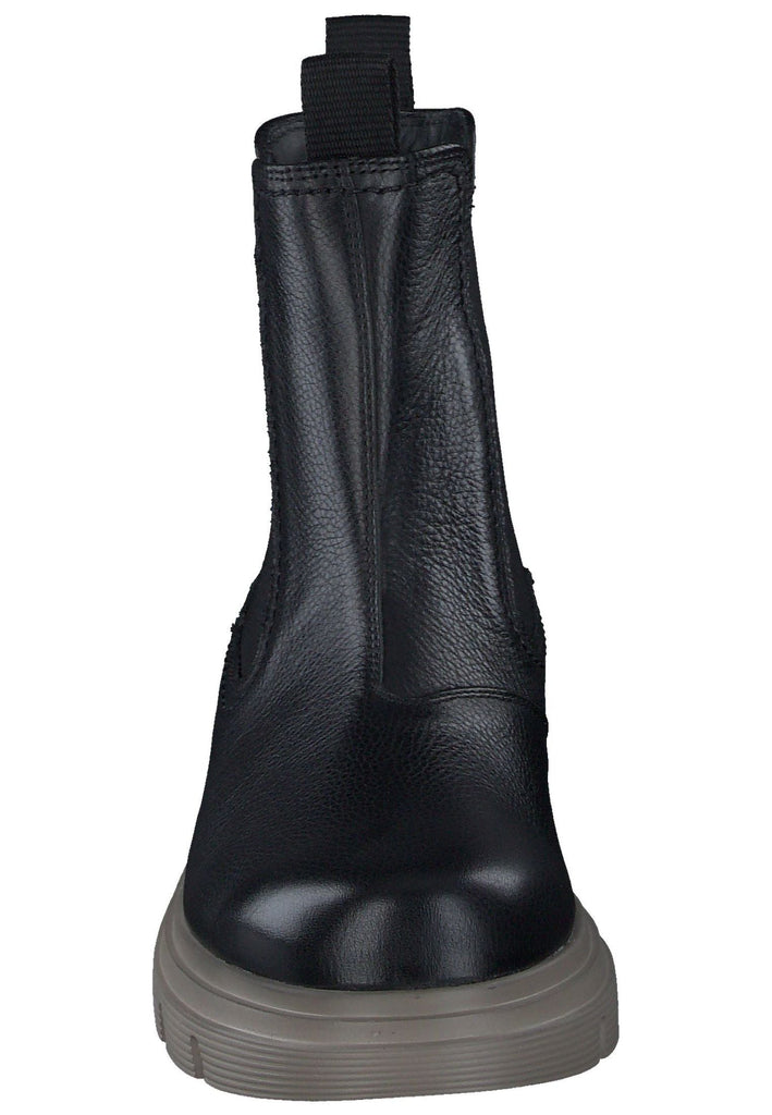 Paul Green Stiefelette Leder/Textil Schwarz/Grün