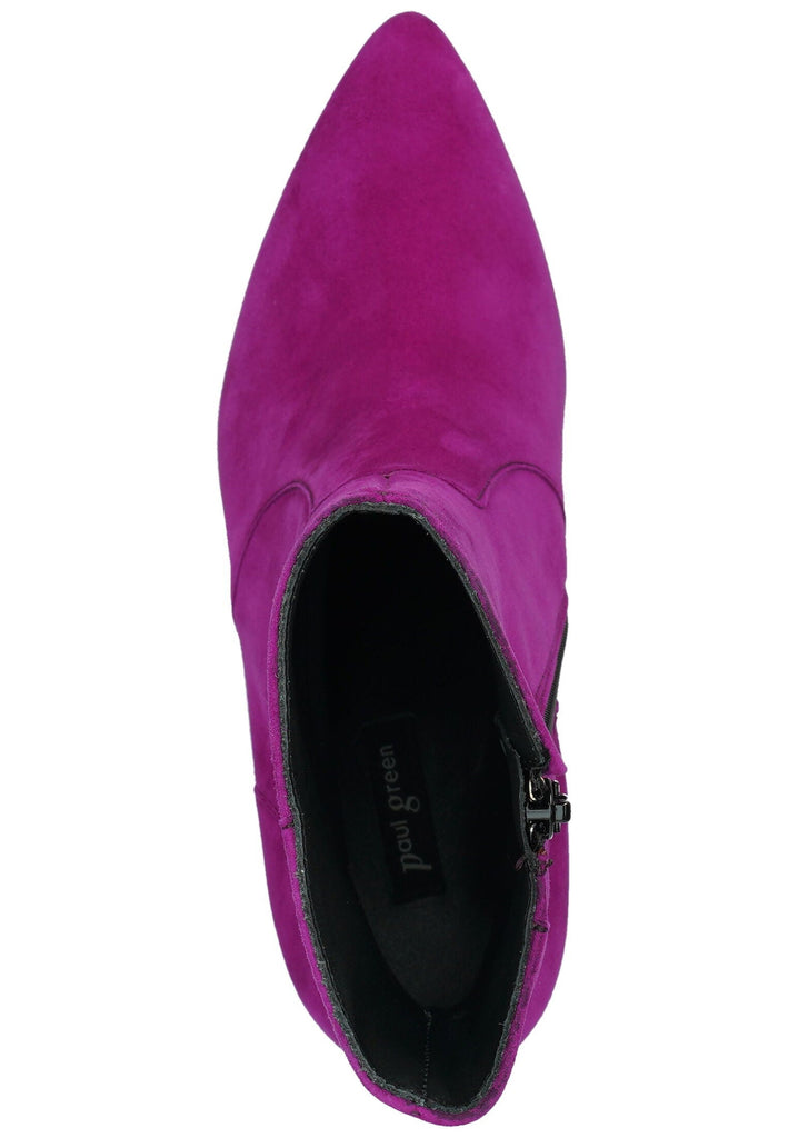 Paul Green Stiefelette Leder Violett