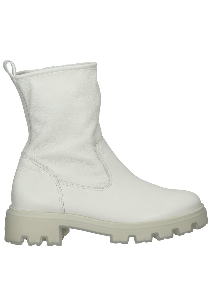 Paul Green Stiefelette Leder Weiß