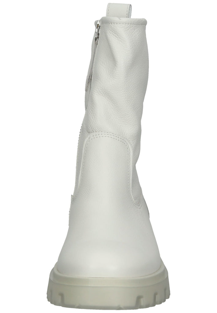 Paul Green Stiefelette Leder Weiß