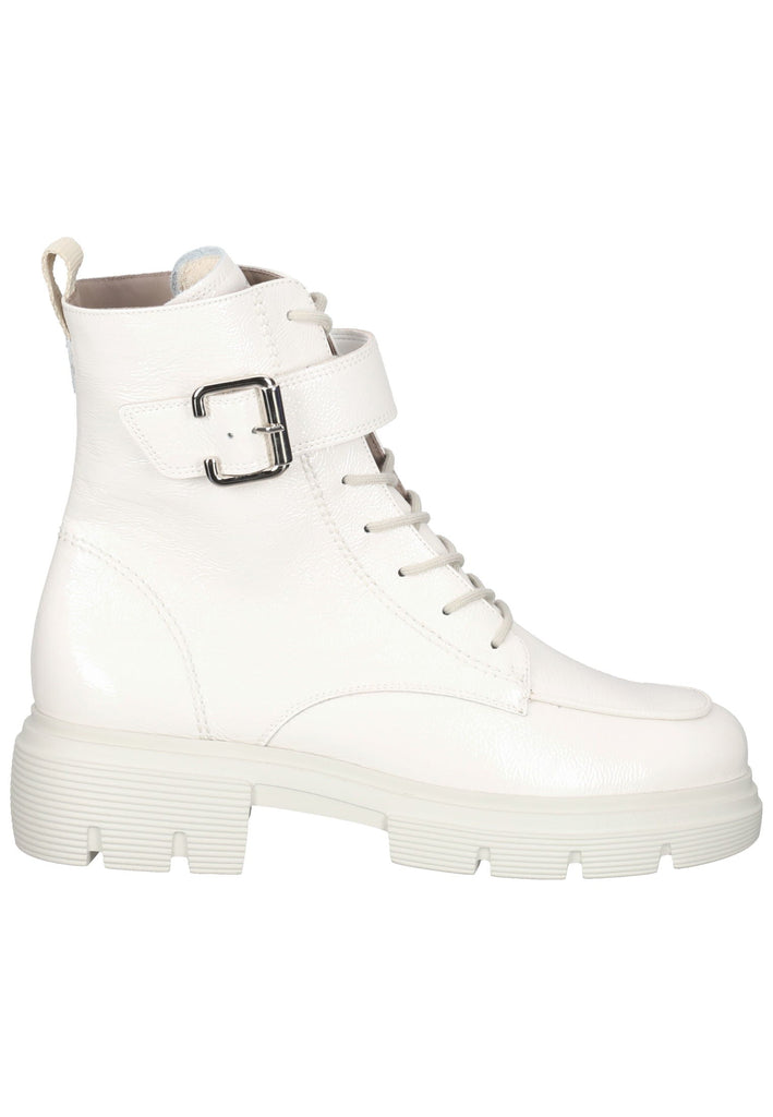 Paul Green Stiefelette Leder Weiß Lack