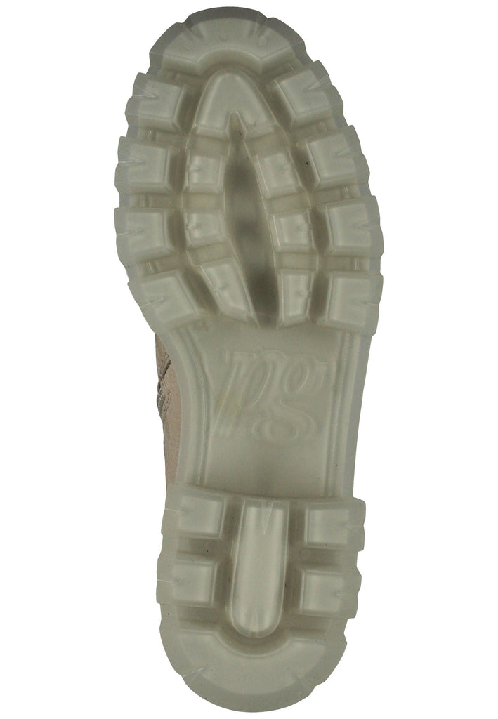 Paul Green Stiefelette Nubukleder Beige