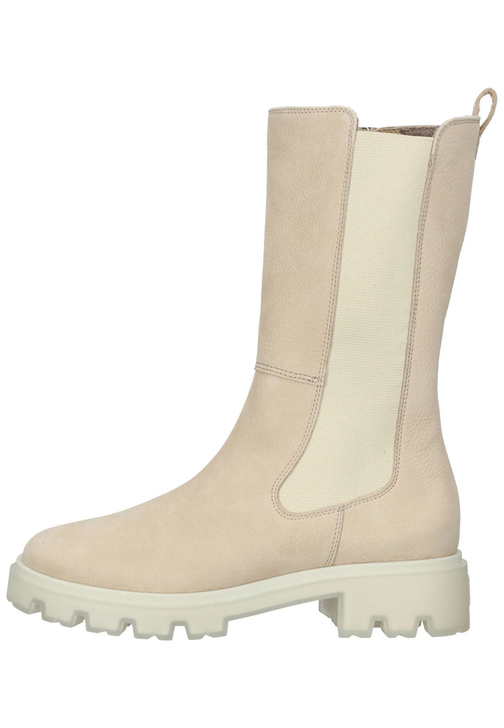 Paul Green Stiefelette Nubukleder Beige