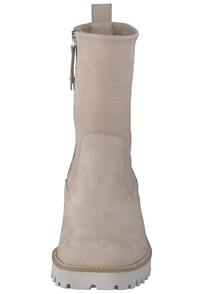Paul Green Stiefelette Nubukleder Beige