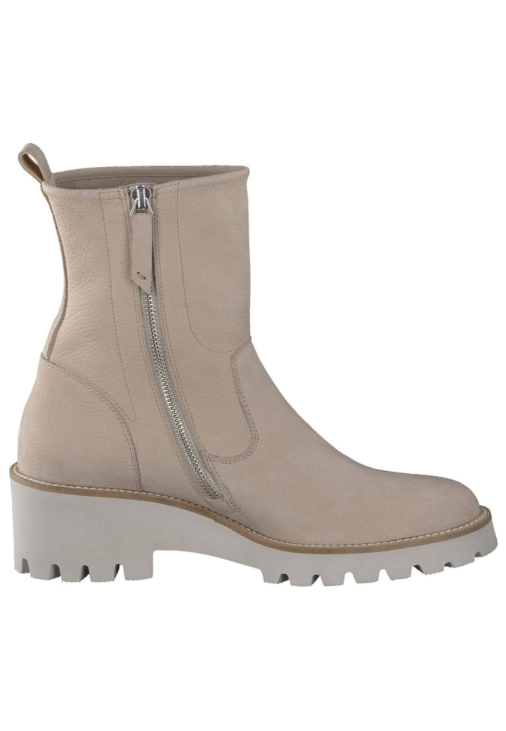 Paul Green Stiefelette Nubukleder Beige