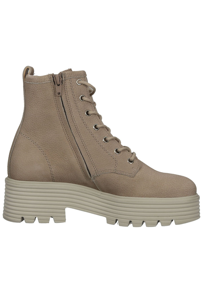 Paul Green Stiefelette Nubukleder Beige