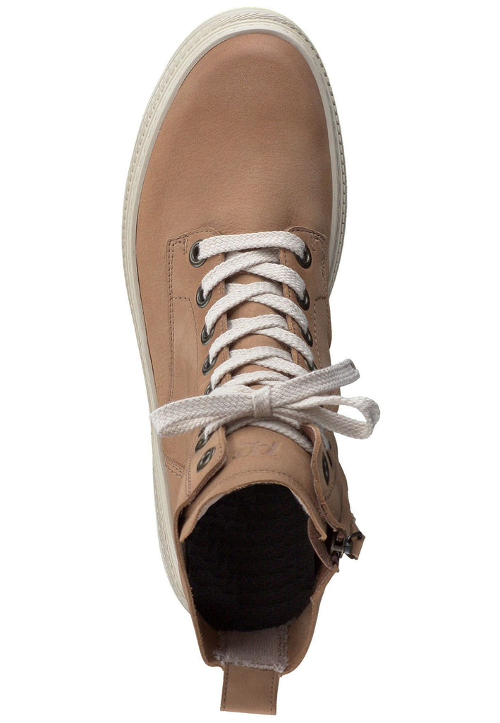 Paul Green Stiefelette Nubukleder Braun