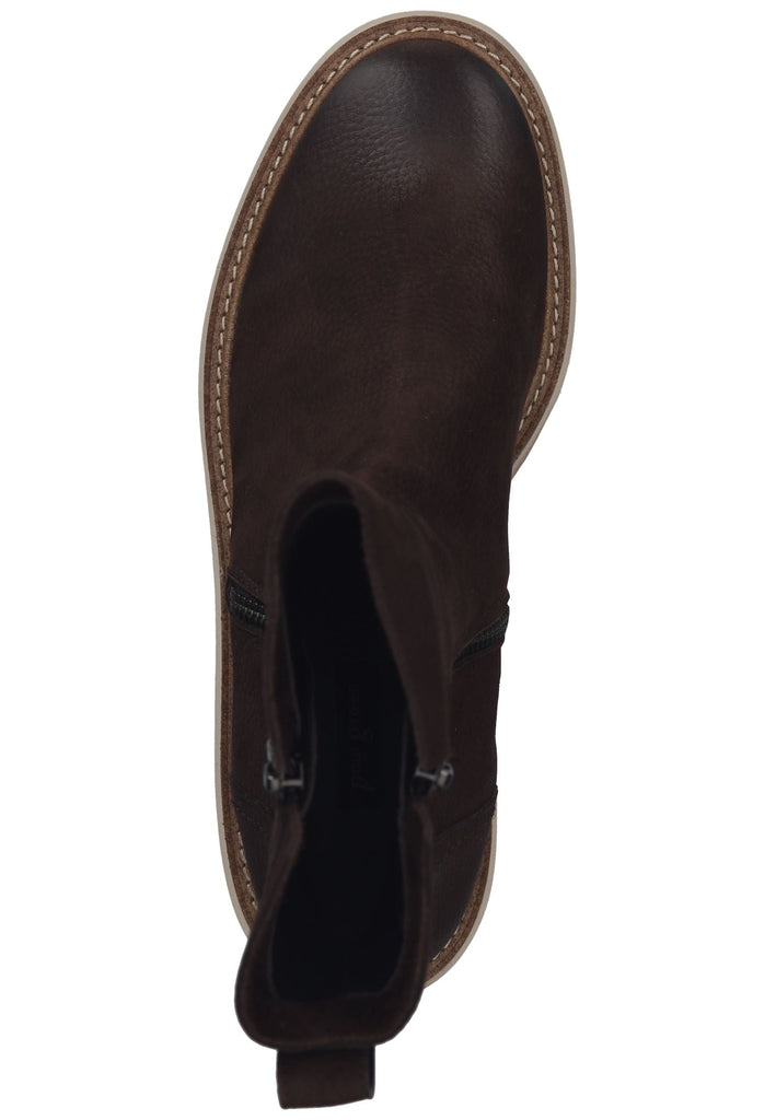 Paul Green Stiefelette Nubukleder Braun