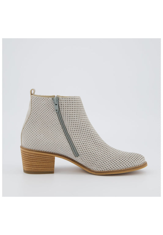 Paul Green Stiefelette Nubukleder Grau