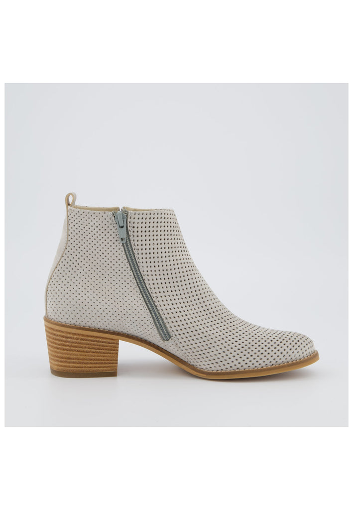 Paul Green Stiefelette Nubukleder Grau