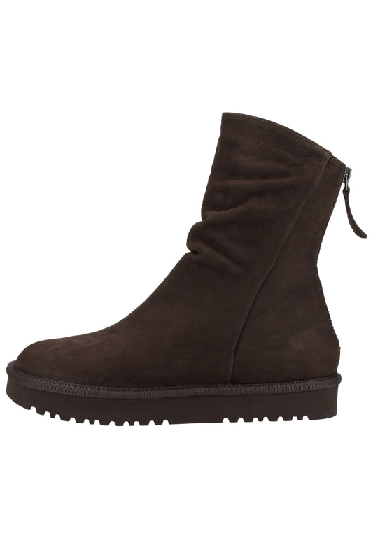 Paul Green Stiefelette Nubukleder Mocca