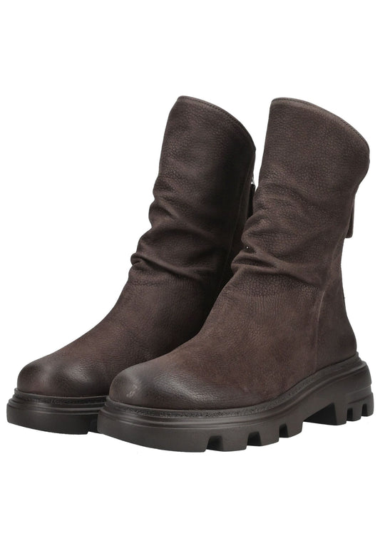 Paul Green Stiefelette Nubukleder Mocca