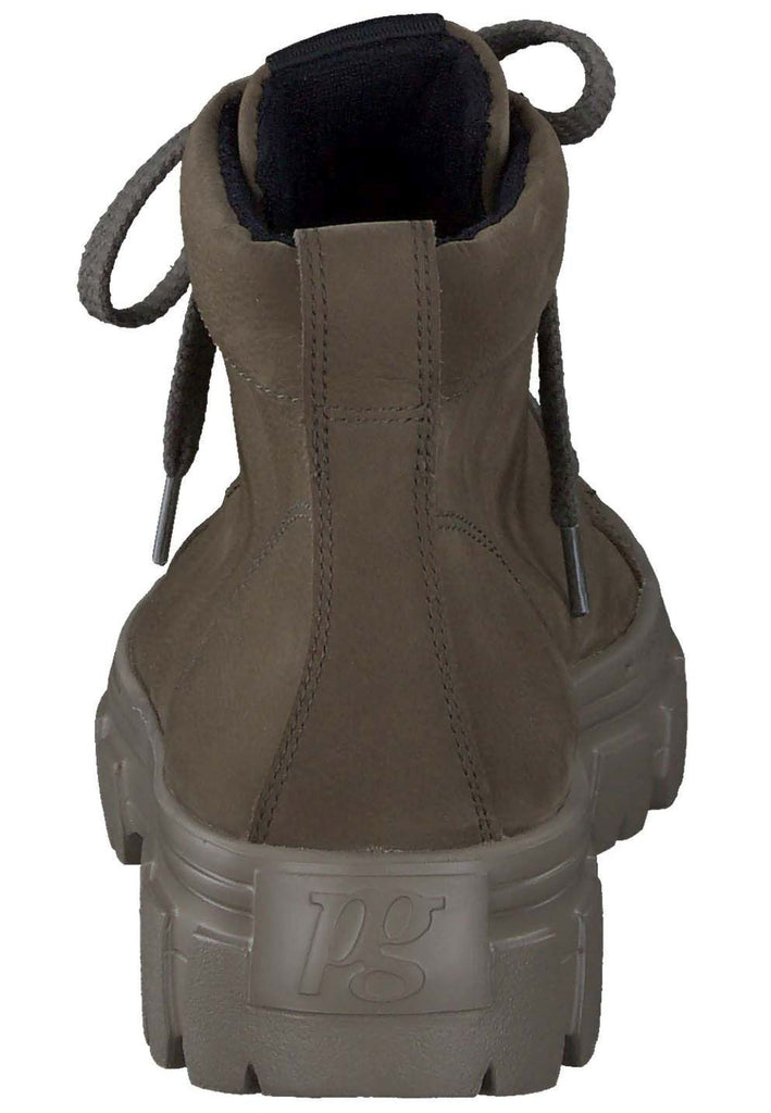 Paul Green Stiefelette Nubukleder Oliv