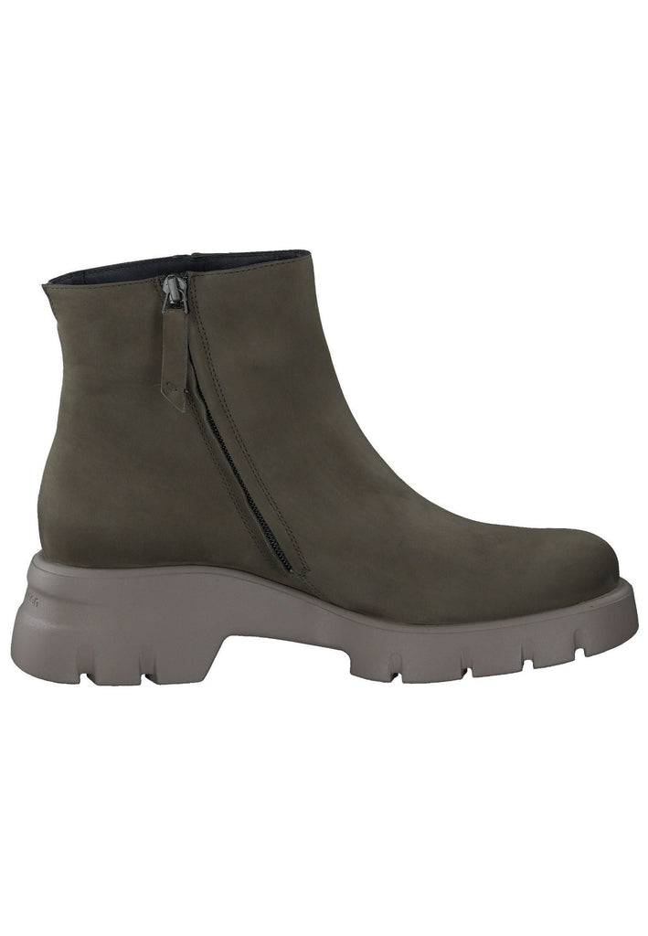Paul Green Stiefelette Nubukleder Olive