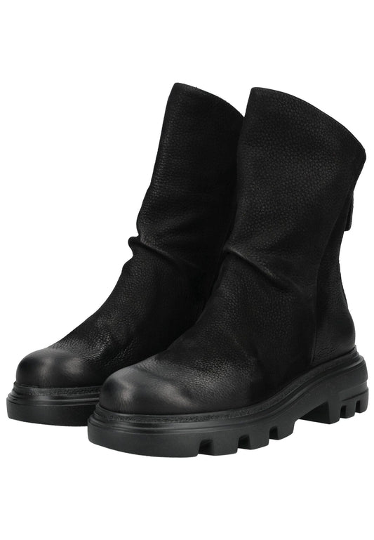 Paul Green Stiefelette Nubukleder Schwarz