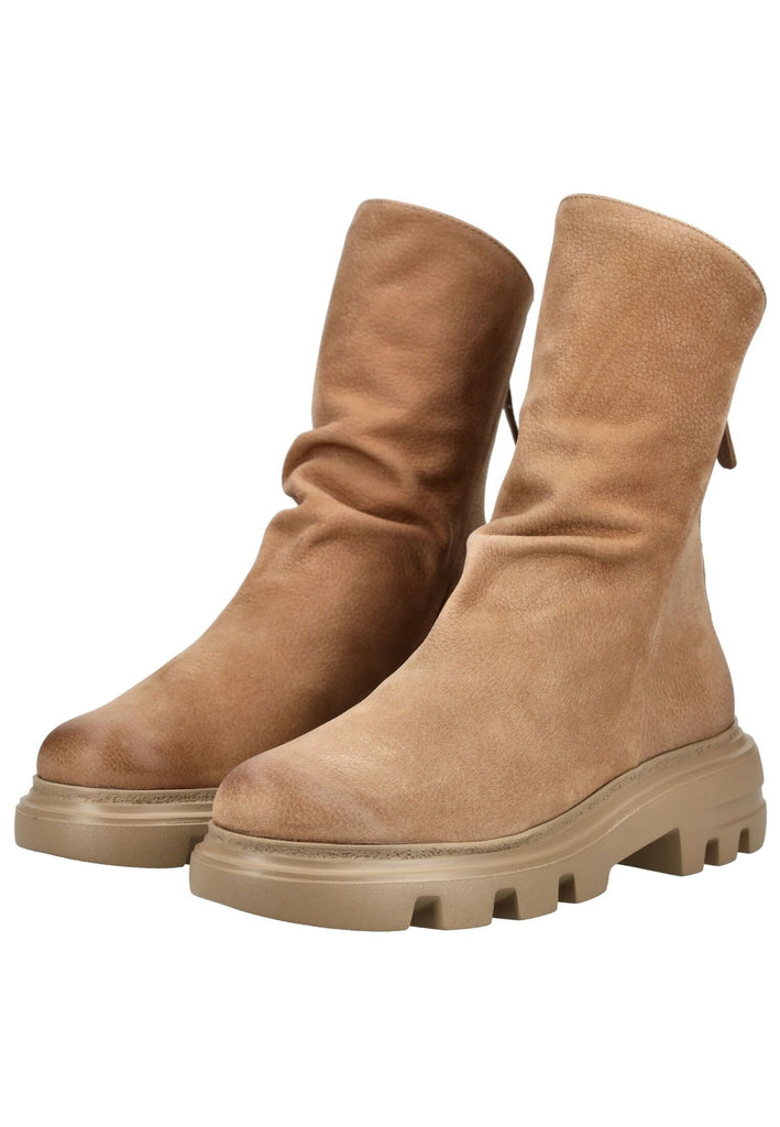 Paul Green Stiefelette Nubukleder Tan