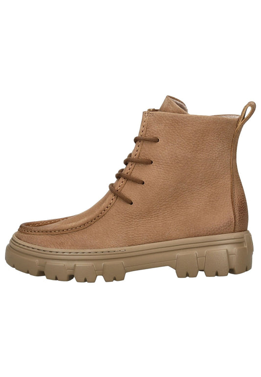 Paul Green Stiefelette Nubukleder Tan