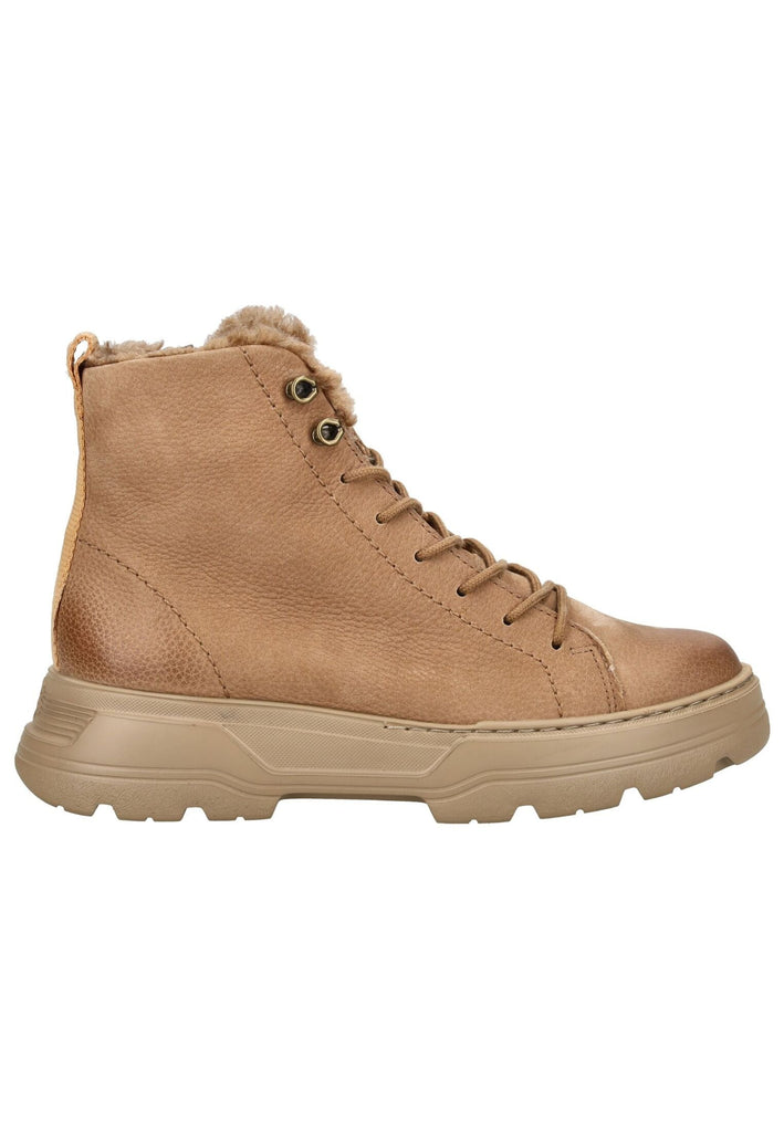 Paul Green Stiefelette Nubukleder Tan Warmfutter