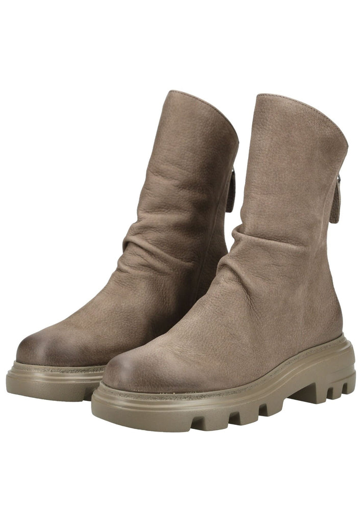 Paul Green Stiefelette Nubukleder Taupe