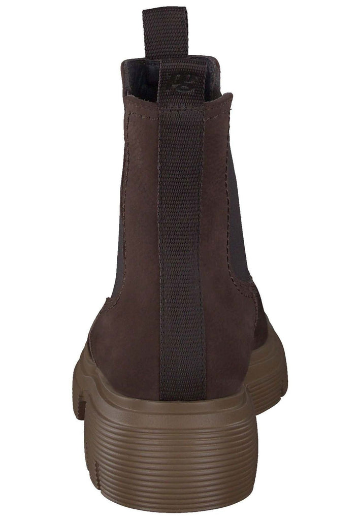 Paul Green Stiefelette Nubukleder/Textil Braun