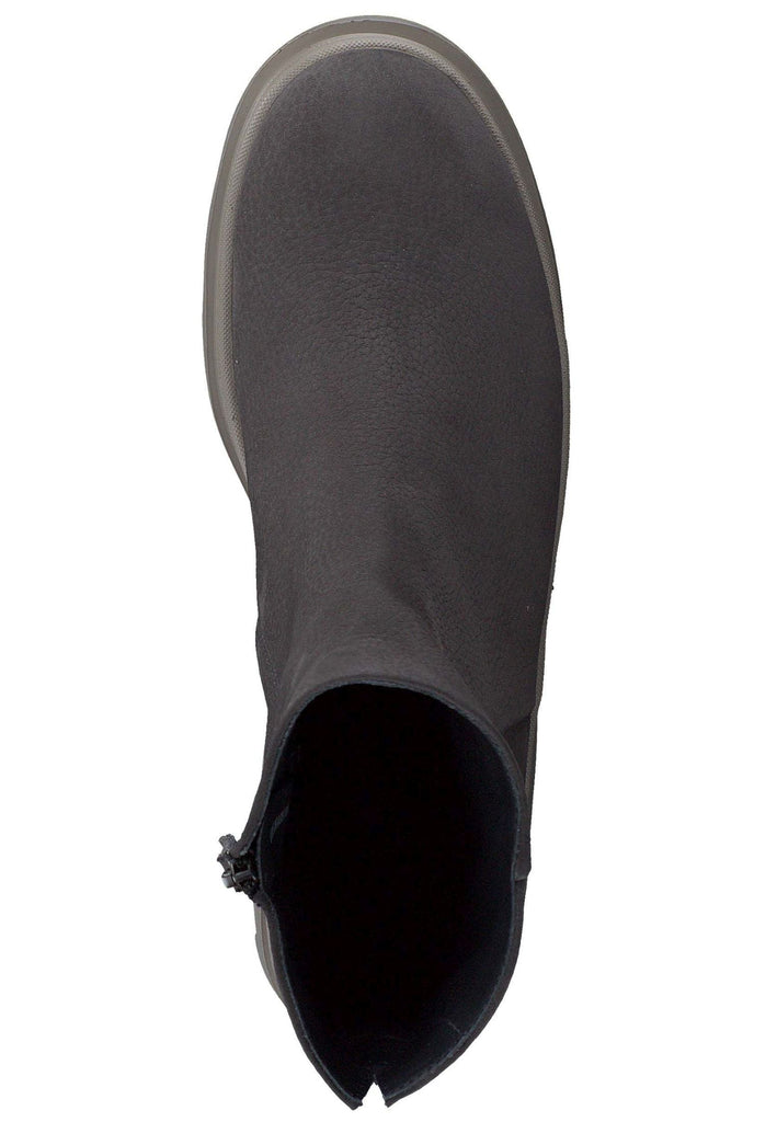 Paul Green Stiefelette Nubukleder/Textil Grau