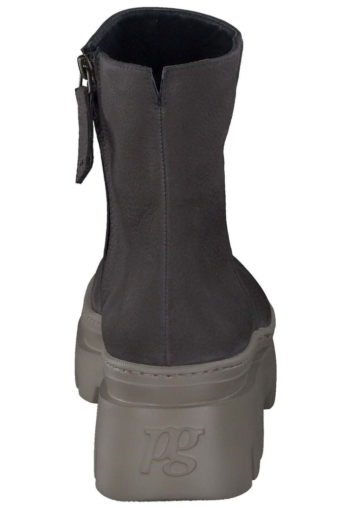 Paul Green Stiefelette Nubukleder/Textil Grau