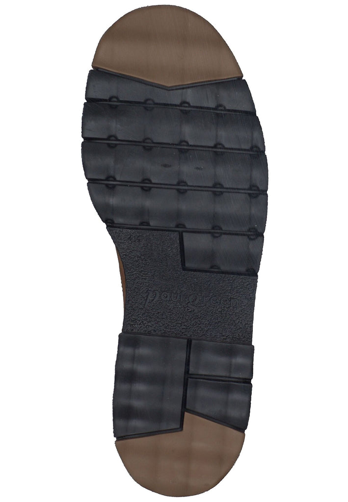 Paul Green Stiefelette Nubukleder/Textil Toffee