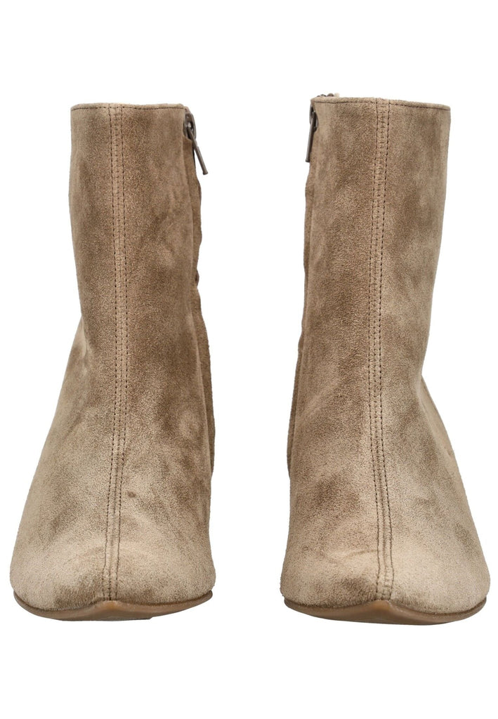 Paul Green Stiefelette Veloursleder Beige