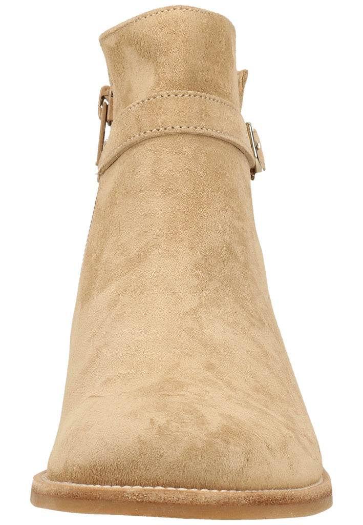 Paul Green Stiefelette Veloursleder Beige