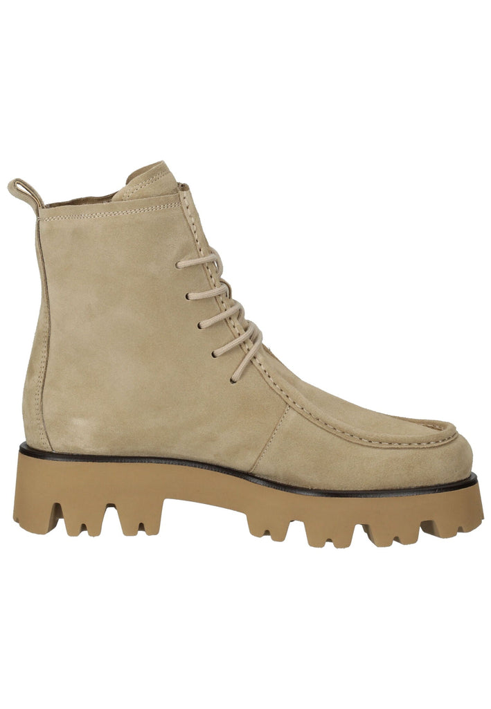 Paul Green Stiefelette Veloursleder Beige