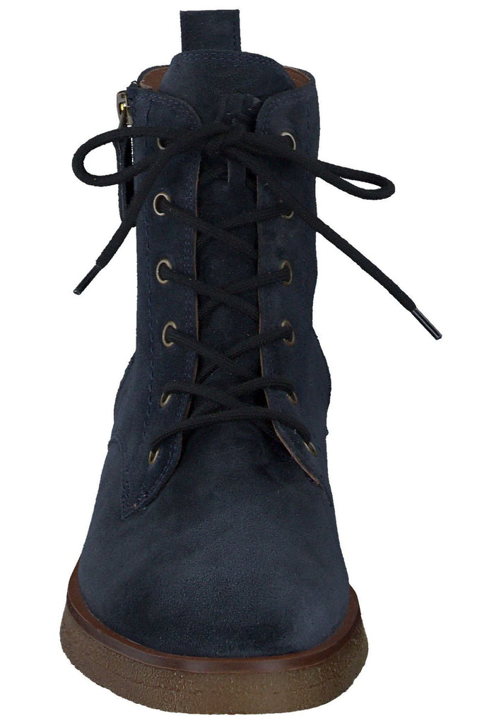Paul Green Stiefelette Veloursleder Blue Space