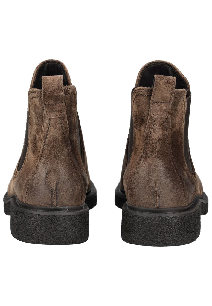 Paul Green Stiefelette Veloursleder Braun