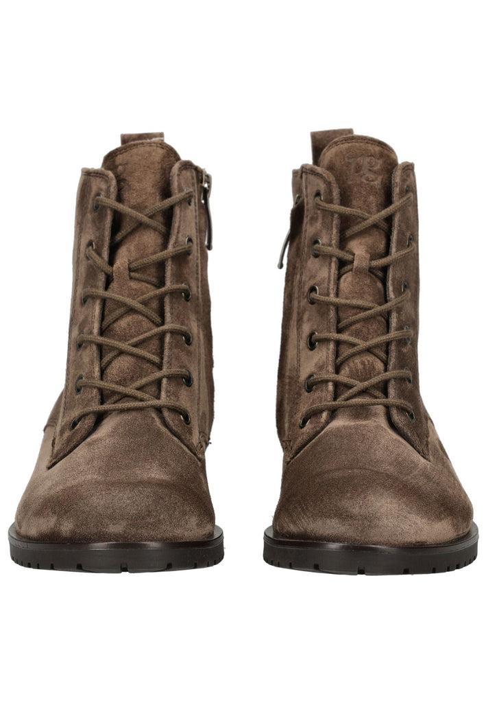 Paul Green Stiefelette Veloursleder Braun