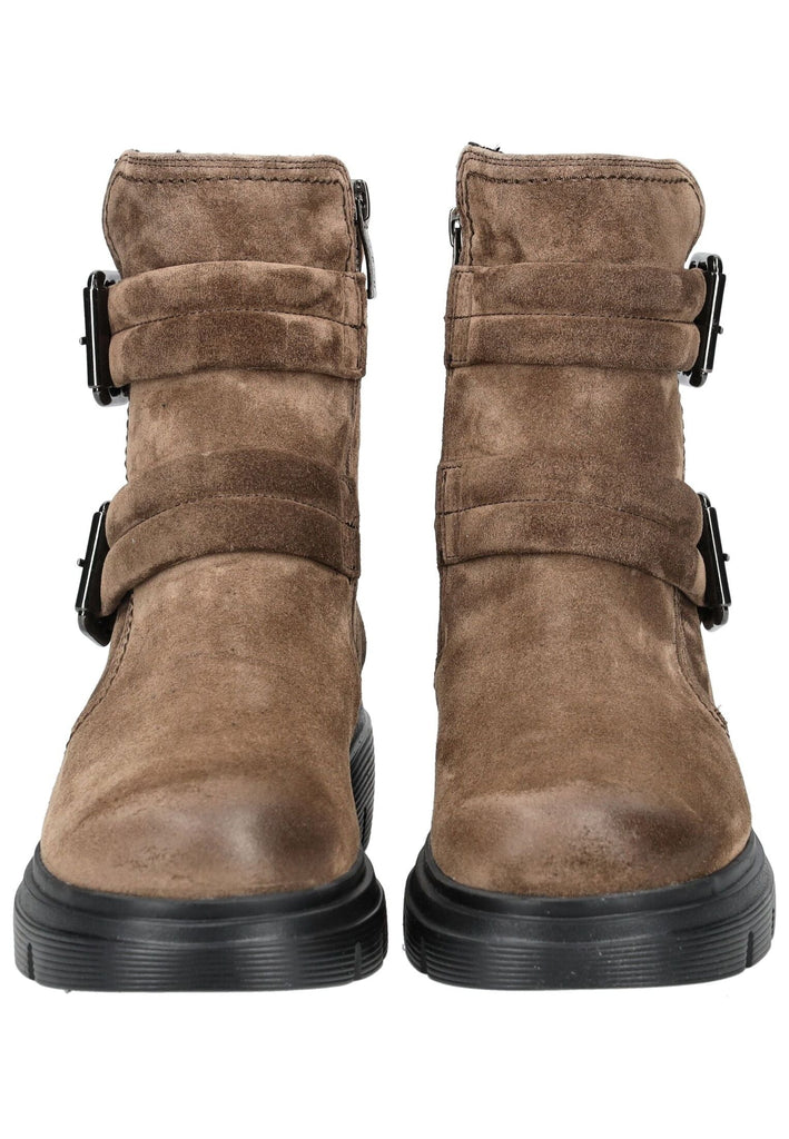 Paul Green Stiefelette Veloursleder Erde