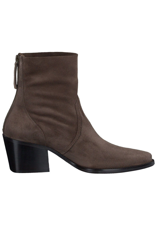 Paul Green Stiefelette Veloursleder Erde