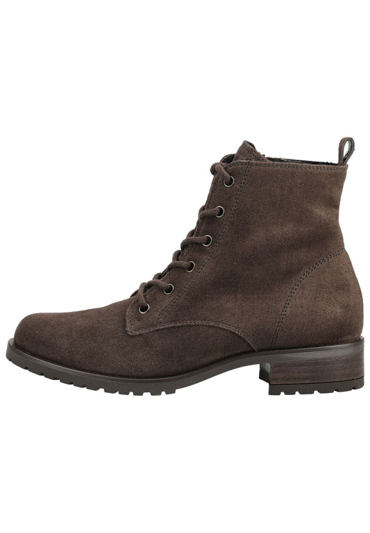 Paul Green Stiefelette Veloursleder Mocca