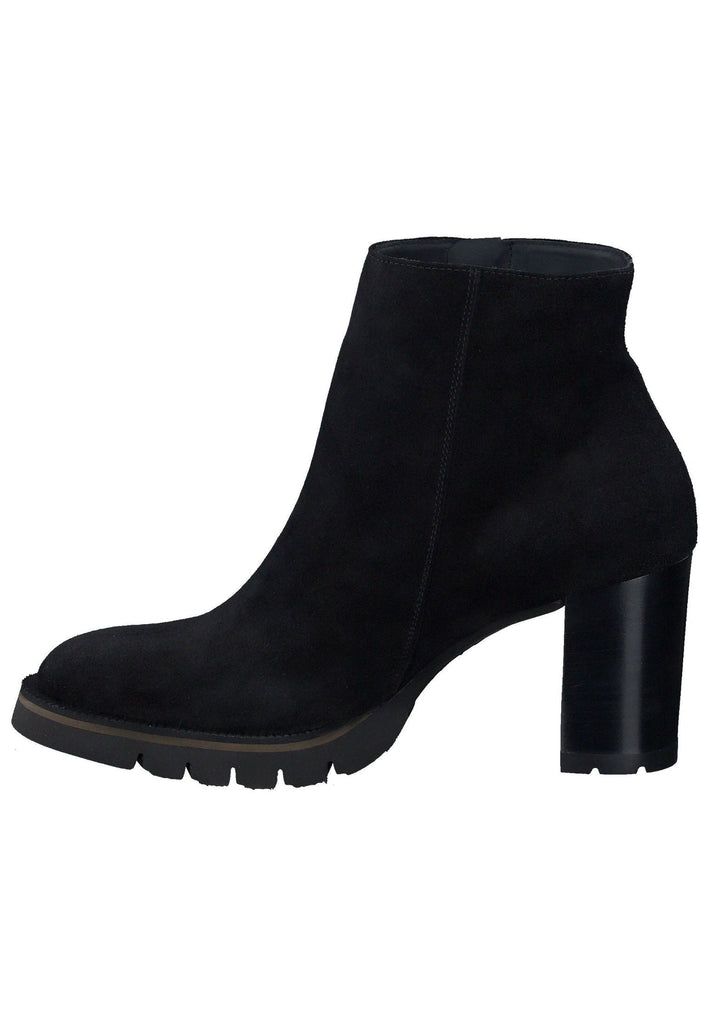 Paul Green Stiefelette Veloursleder Schwarz