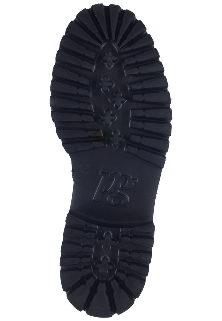 Paul Green Stiefelette Veloursleder Schwarz