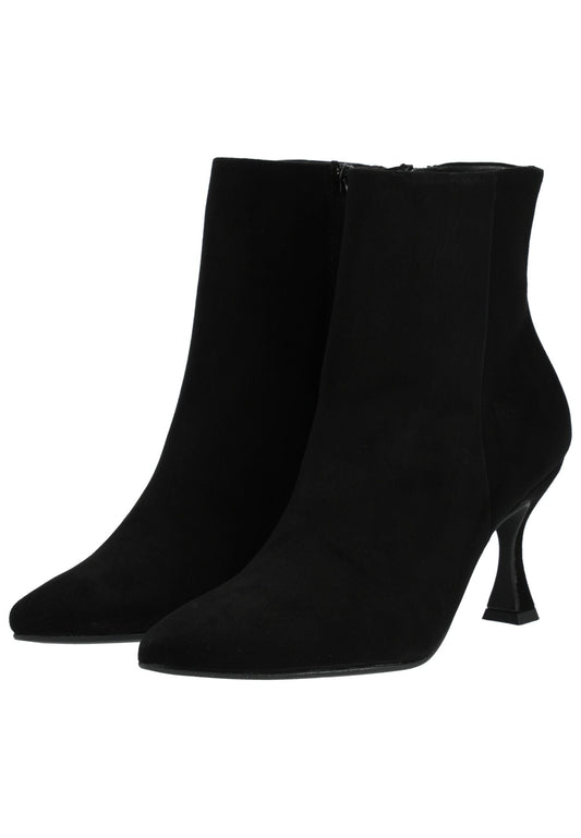 Paul Green Stiefelette Veloursleder Schwarz