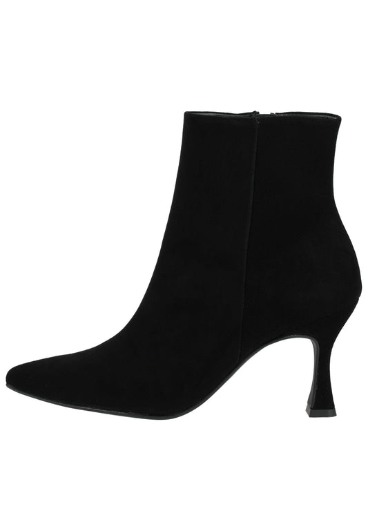 Paul Green Stiefelette Veloursleder Schwarz