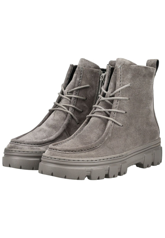 Paul Green Stiefelette Veloursleder Titan
