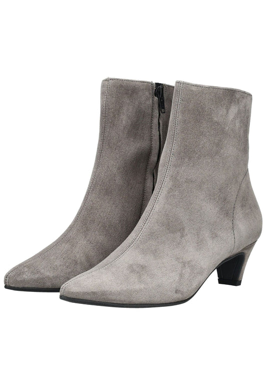 Paul Green Stiefelette Veloursleder Titan