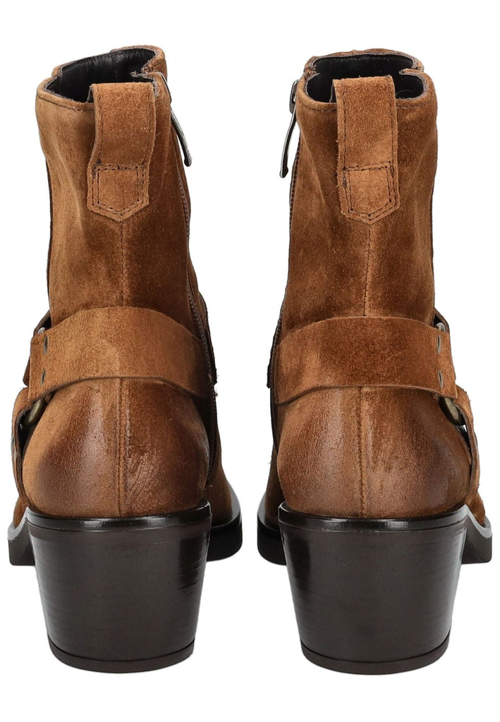 Paul Green Stiefelette Veloursleder Toffee