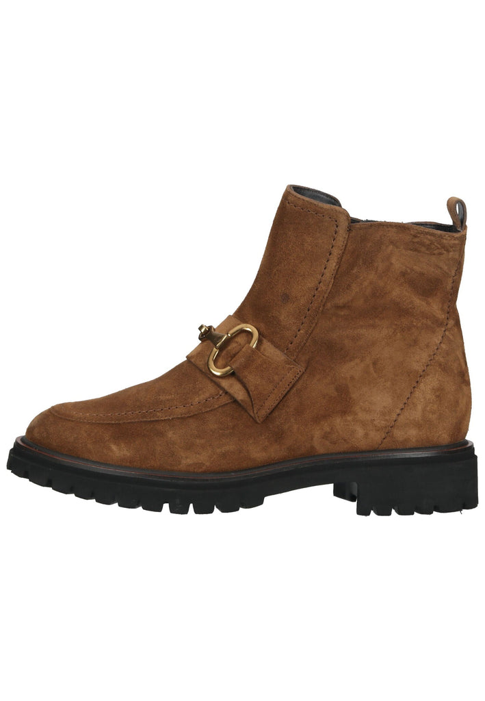 Paul Green Stiefelette Veloursleder Toffee